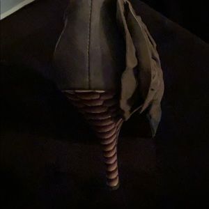 Teal blue booties by ‘Poetic License’.